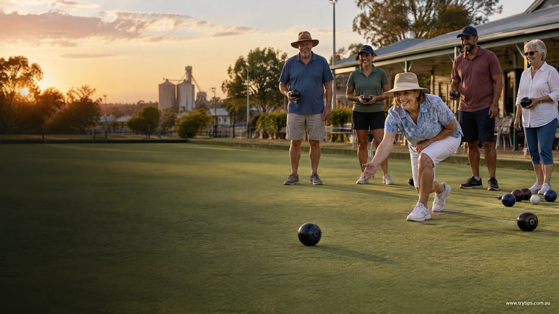 Dalby Bowls Club bowling green